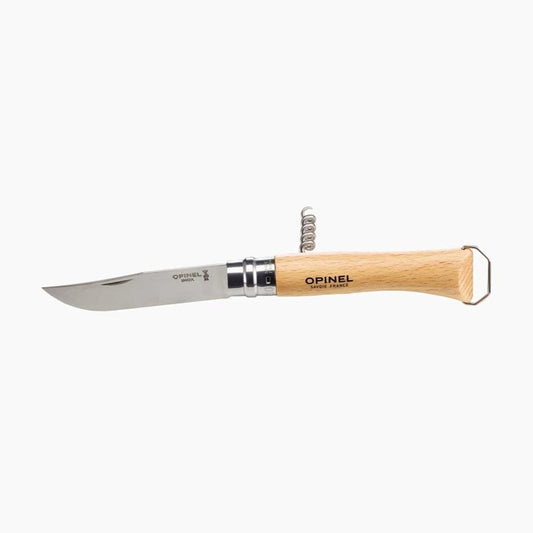 Opinel Kurkentrekker-zakmes met opener, N°10 Gourmets